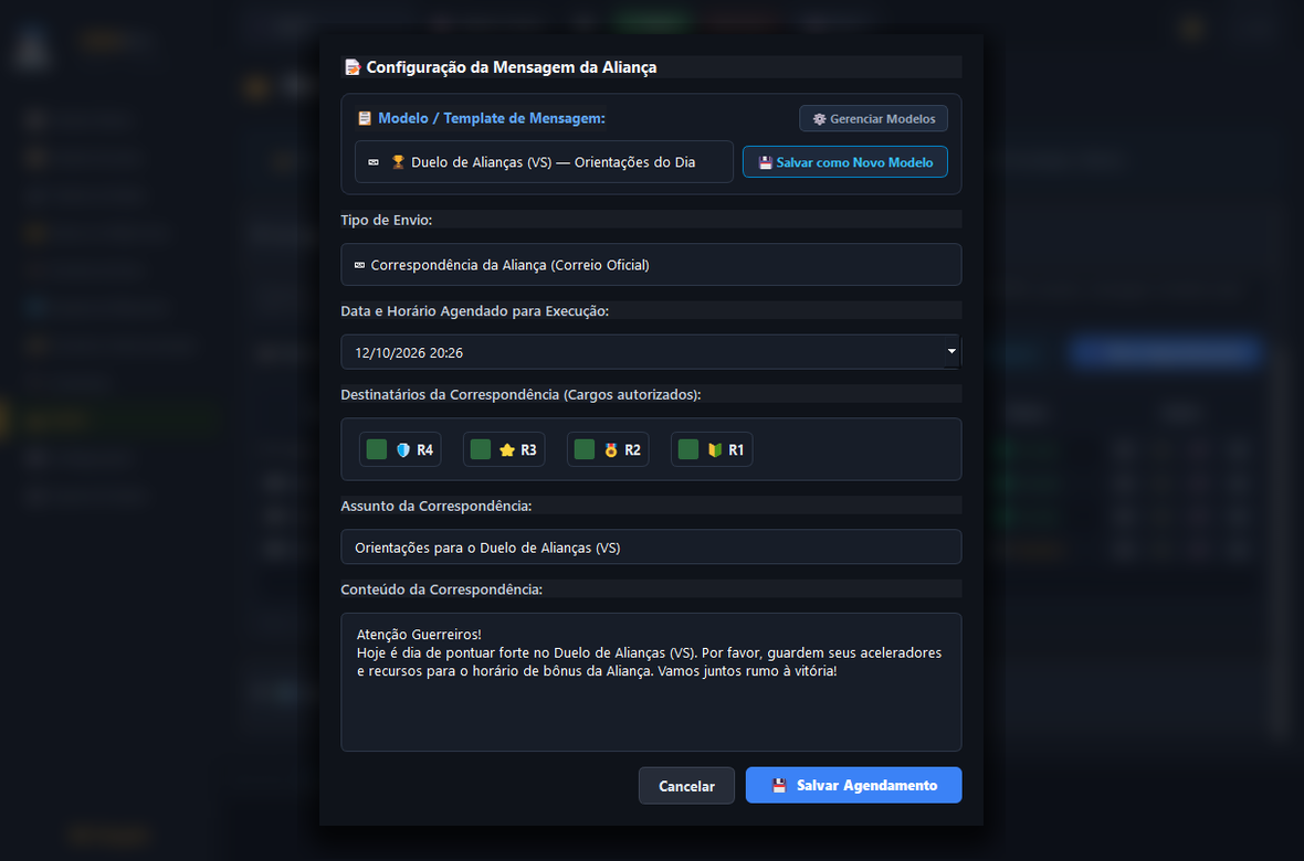Modelos e Templates de Mensagens Prontos